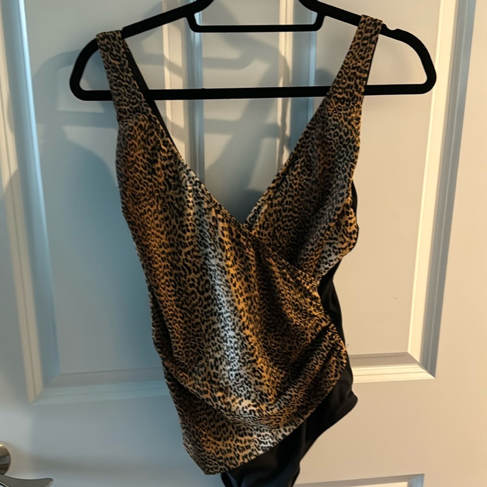 Women’s Longitude crossover tank swimsuit.